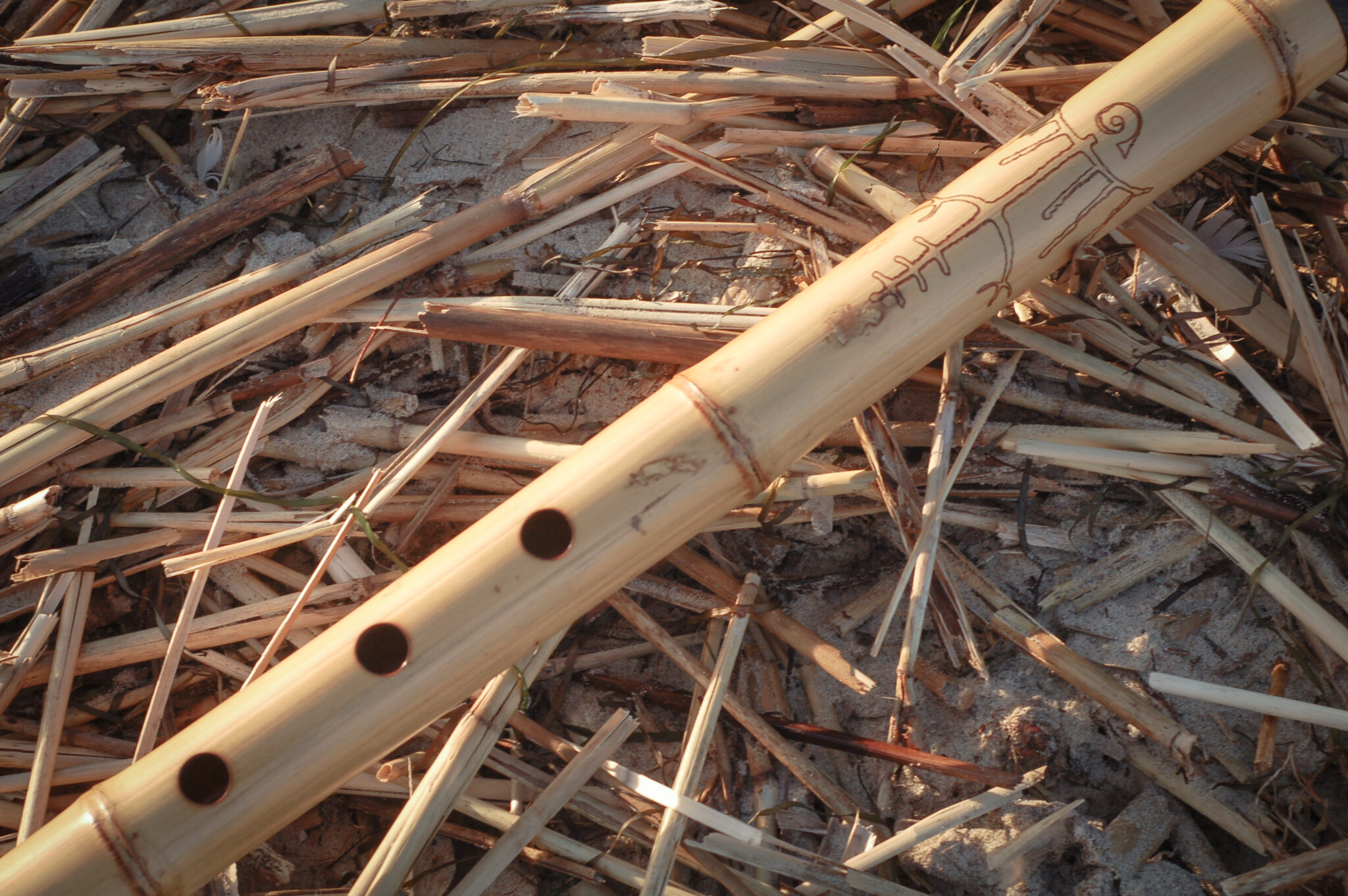 8 hole bamboo flute Abedabun Flutes