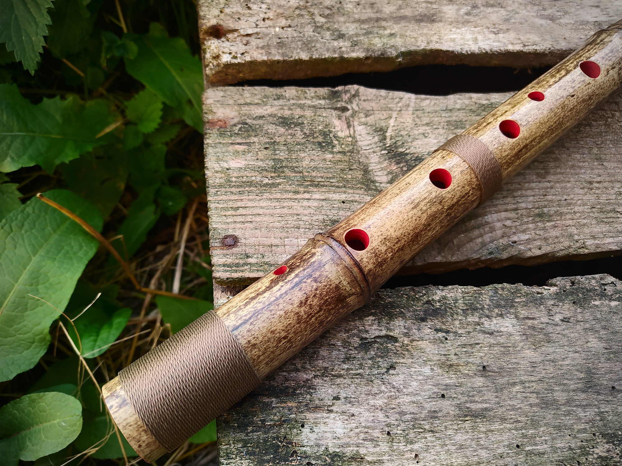 7-holes shakuhachi (Dark) – Abedabun Flutes