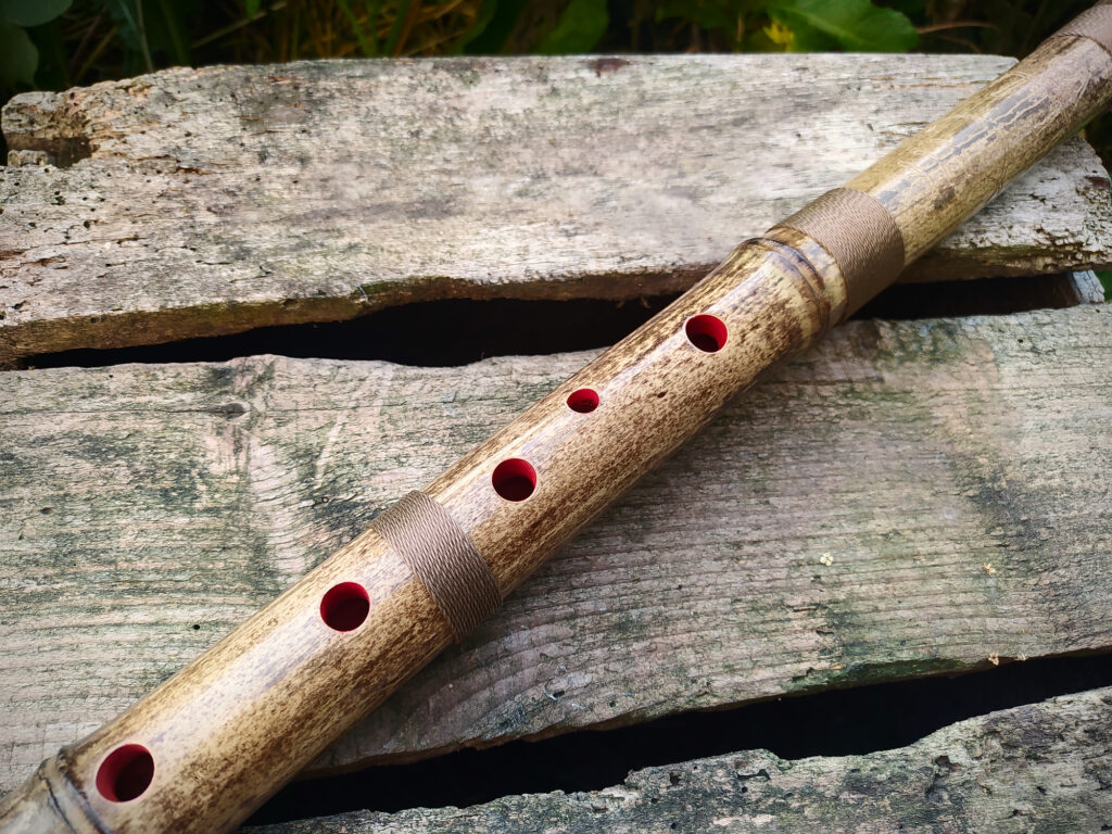 7holes shakuhachi (Dark) Abedabun Flutes