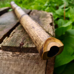 shakuhachi flute dark bamboo